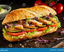 Baguete de frango