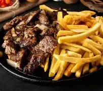 Carne de sol c/ fritas